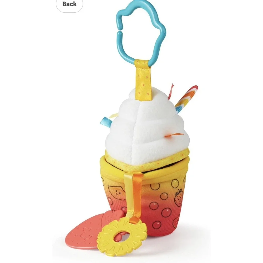 Melissa‎ & Doug Multi-Sensory Bubble Tea Take-Along Clip-On Infant Toy